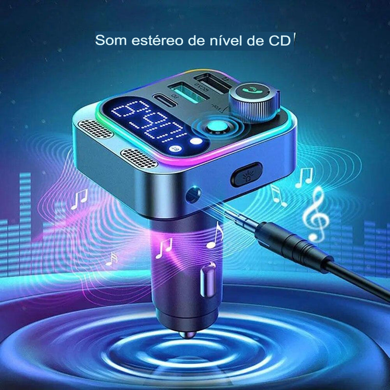 Transmissor FM Bluetooth para Carro