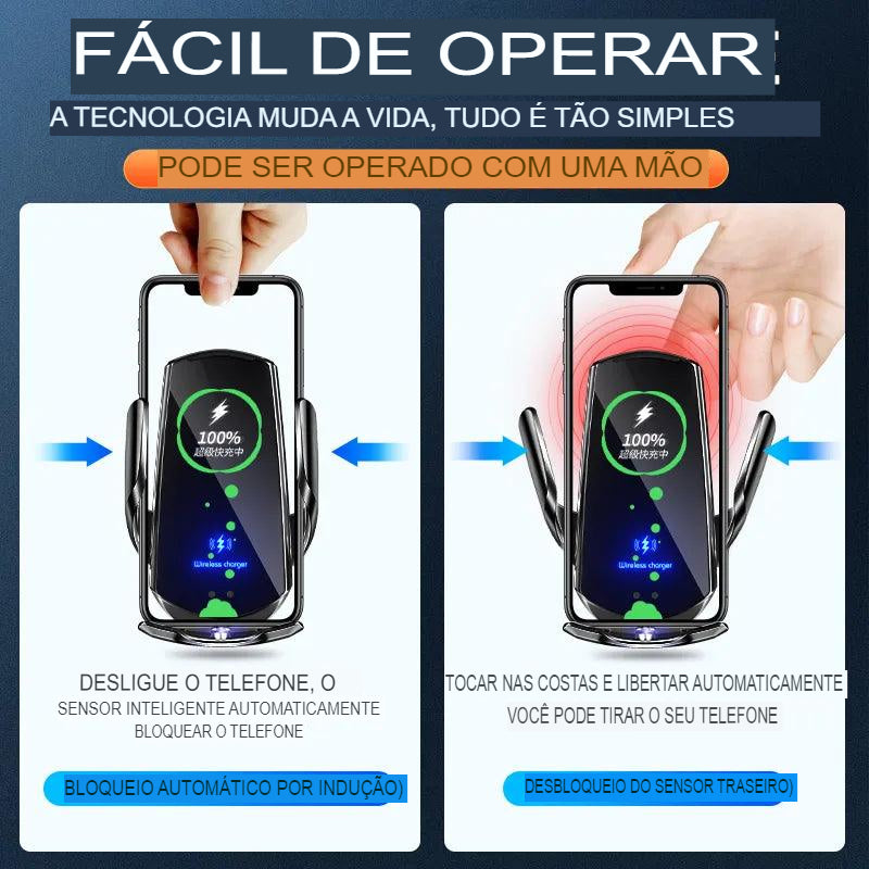 Suporte para Celular com Carregamento sem Fio