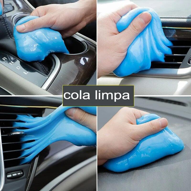 Slime Azul de Limpeza para Interior de Carros - Motorista Online Br