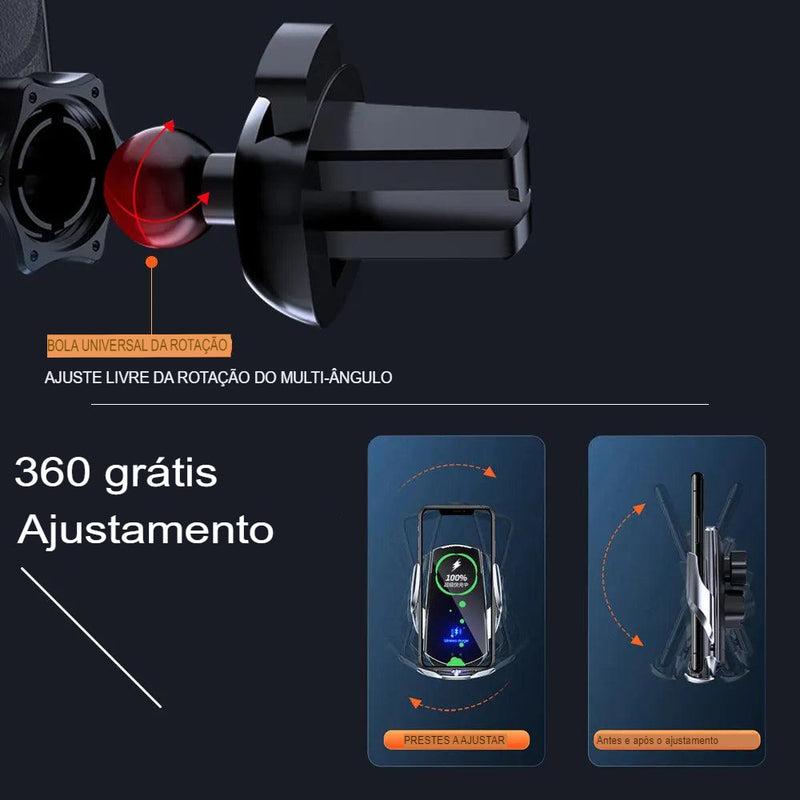 Suporte para Celular com Carregamento sem Fio