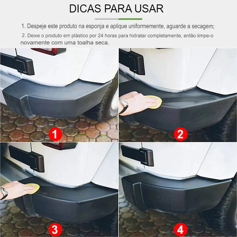 Restaurador de Plásticos Auto Brilho