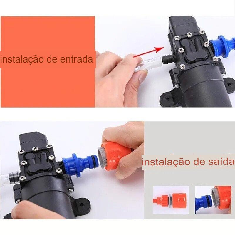 Bomba de Limpeza de Alta Pressão Portátil de 100W para Carros de 12V - Motorista Online Br